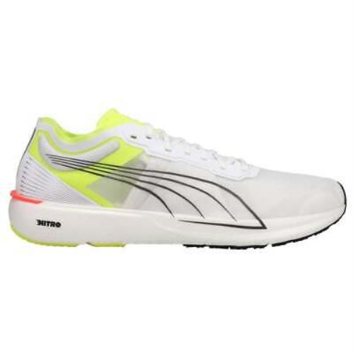Puma Liberate Nitro Running Mens White Sneakers Athletic Shoes 194917-04 - White