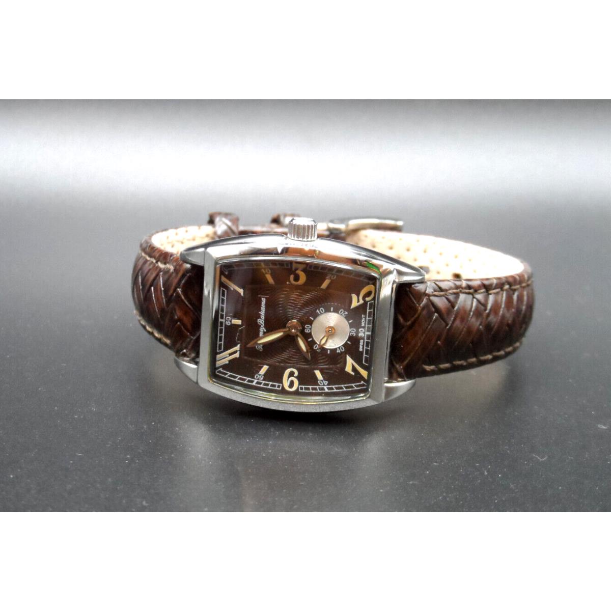 Tommy Bahama TB2126 Brown Leather Band Women`s Watch Great Gift