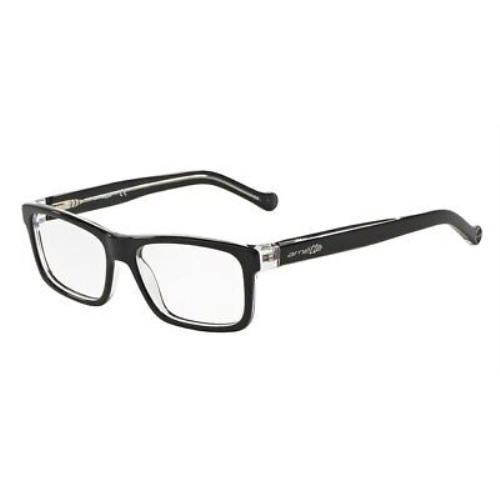 Arnette AN7085 1019 Scale Black Traslucent Demo Lens 49 mm Men`s Eyeglasses