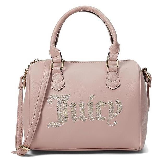 Juicy Couture Be Classic Satchel Bag Dusty Blush Crystal Logo