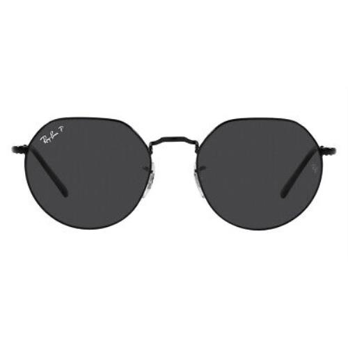 Ray-ban Jack RB3565 Sunglasses Black Black Polarized 55mm