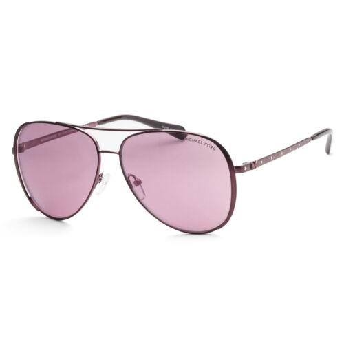 Michael Kors Women`s Chelsea Bright MK1101B-1015AK 60mm Cordovan Sunglasses