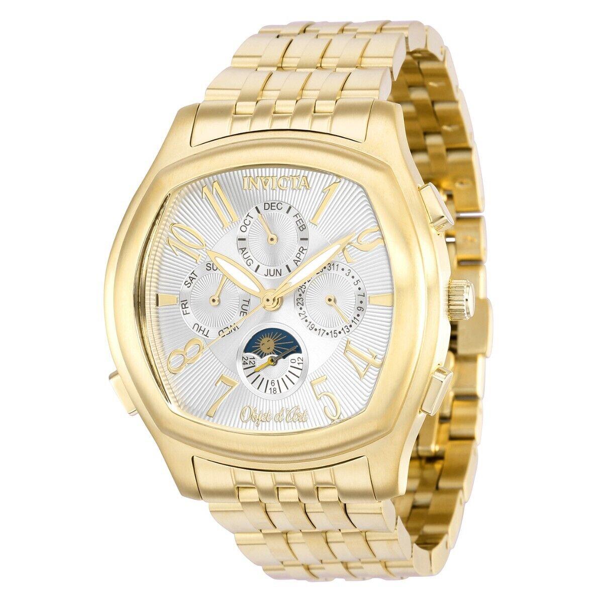 Invicta Objet D Art Automatic Men`s Watch - 42mm Gold 37883