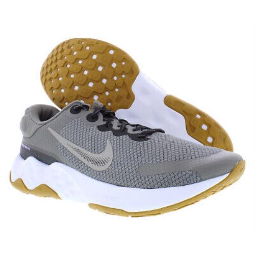 Nike Renew Ride 3 Mens Shoes Size 10.5 Color: Flat Pewter/metallic Pewter/white - Flat Pewter/Metallic Pewter/White , Grey Main