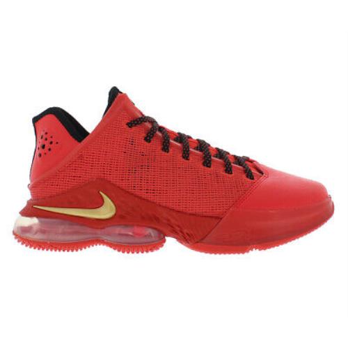 Nike Lebron Xix Low Lift Mens Shoes Size 10.5 Color: Red/gold Black - Red/Gold Black , Red Main