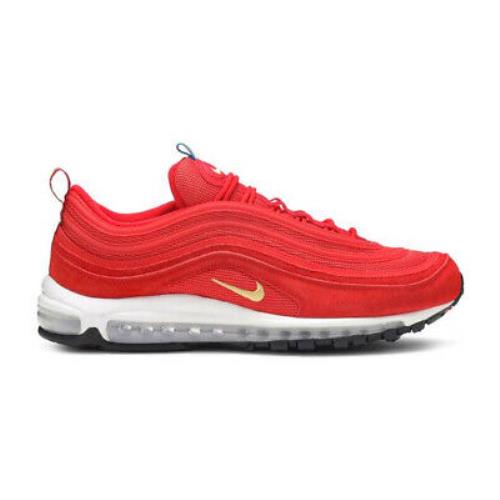 Nike Air Max 97 QS Mens Olympic Rings - Red Lace Up Casual Shoes CI3708-600 Red - Red