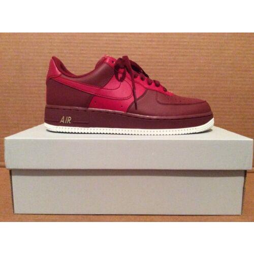 Nike Air Force 1 `07 `team Red` Size 8.5 mens/10 Womens