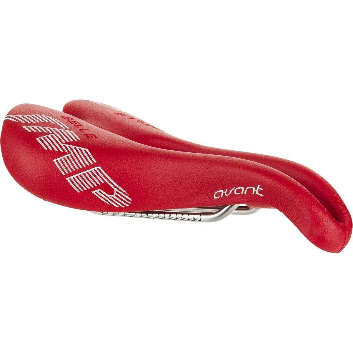 Selle Smp Avant Saddle Red 154mm Carbon-reinforced Nylon Leather Cover Usa