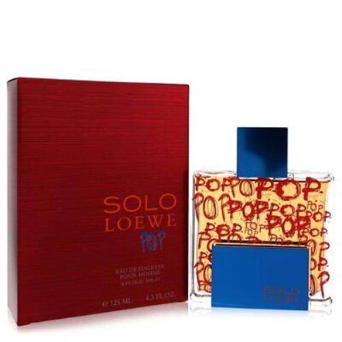 Solo Loewe Pop by Loewe Eau De Toilette Spray 4.3 oz / 127 ml Men