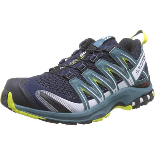 Salomon XA Pro 3D Trail Running Shoes For Men Blue Navy Blazer Hydro Evening Primrose Blue