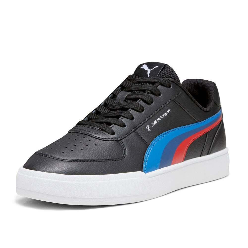 Puma Bmw Mms Caven Lace Up Mens Black Sneakers Casual Shoes 30769803