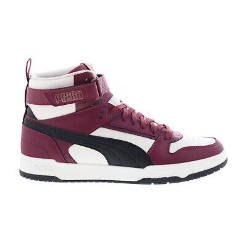 Puma Rbd Game 38583920 Mens Burgundy Leather Lifestyle Sneakers Shoes - Burgundy