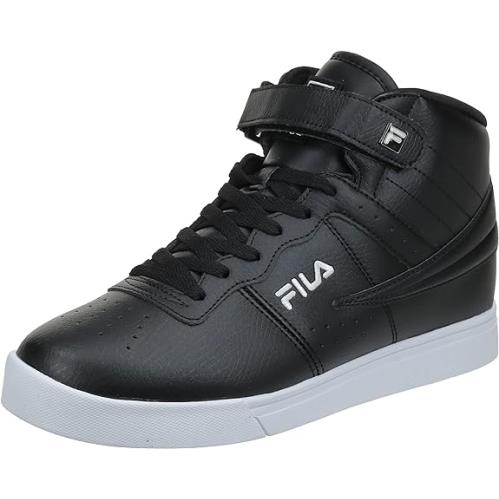 Fila Men`s Vulc 13 Mid Plus 2 Walking Shoe Black/Black/White