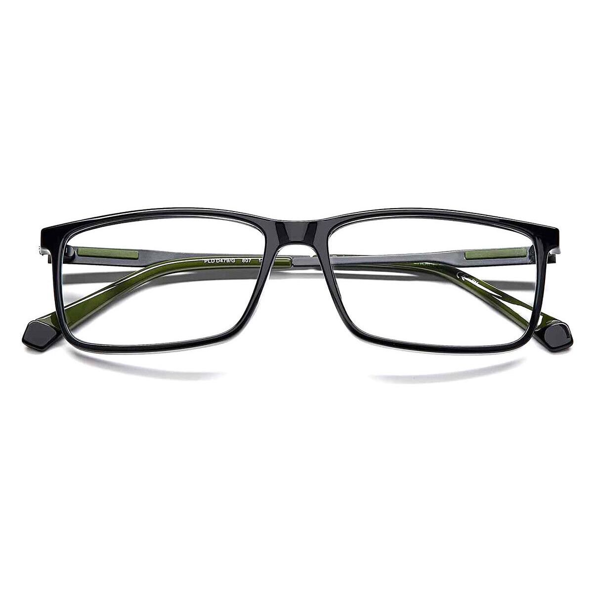 Polaroid Pld D479/G Eyeglasses Men Black Rectangle 55mm