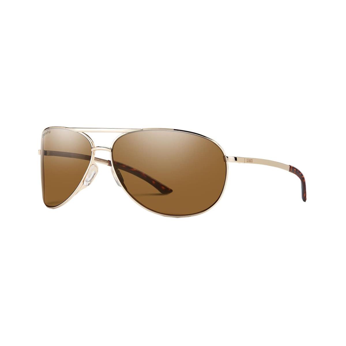 Smith Serpico 2.0 Polarized Sunglasses Gold Brown