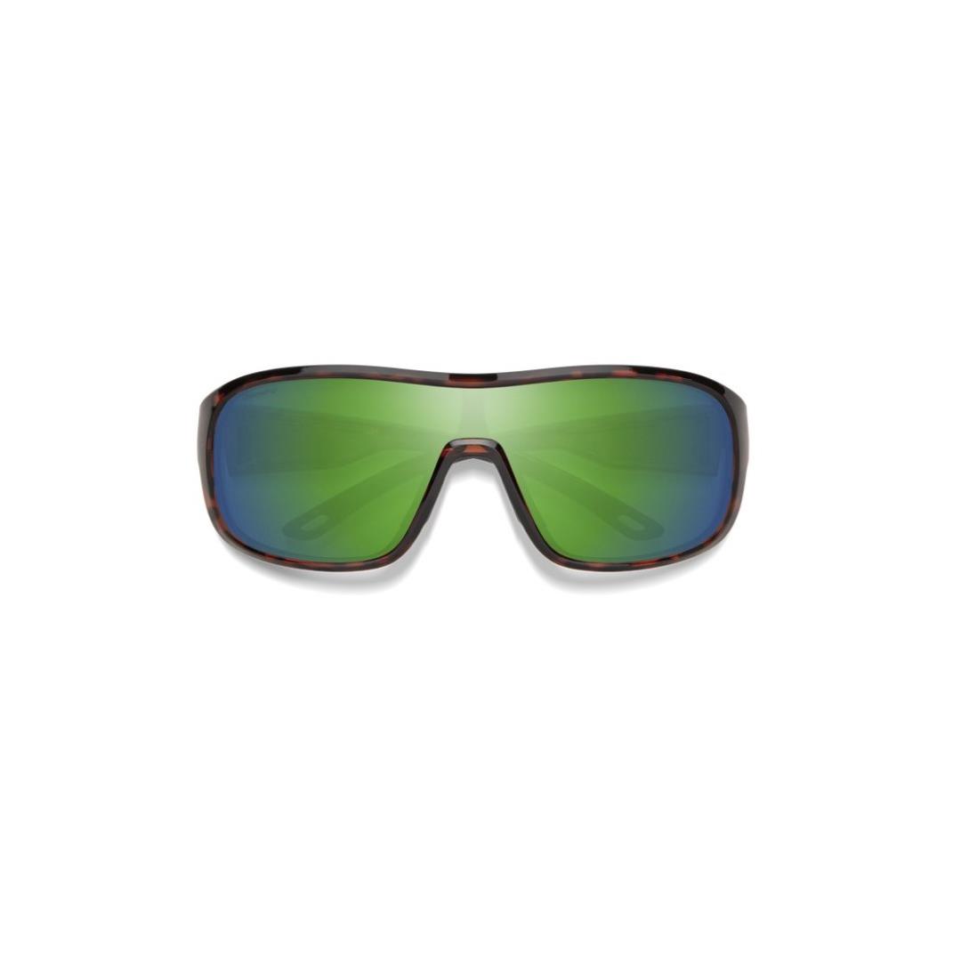 Smith Spinner Polarized Sunglasses - Frame: Tortoise, Lens: Green Mirror