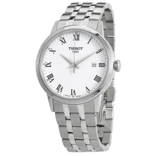 Tissot Mens Classic Dream Stainless Steel Dress Watch Grey T1294101101300