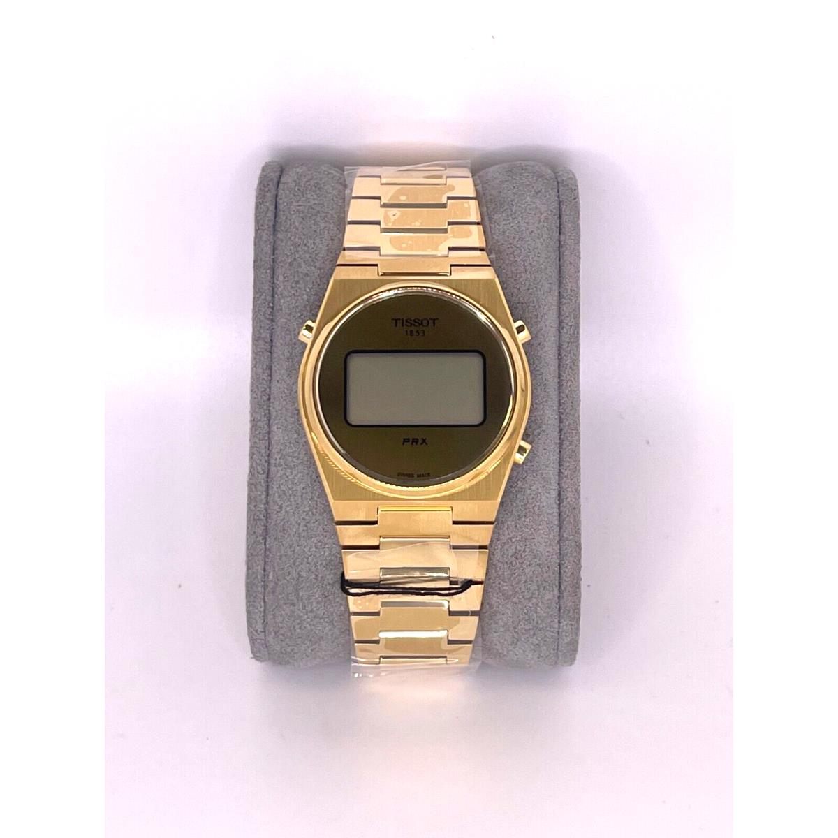 Tissot Prx Digital 35mm Gold Watch T137.463.33.020.00