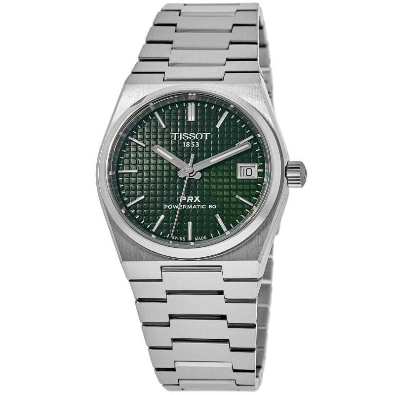 Tissot Prx Powermatic 80 35mm Green Dial Unisex Watch T137.207.11.091.00