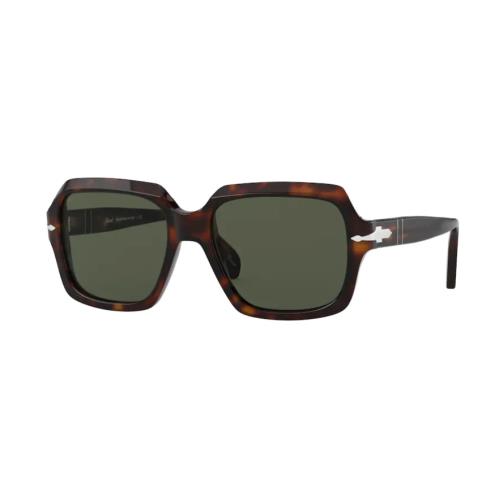 Persol 0PO 0581S 24/31 Havana/green Unisex Sunglasses