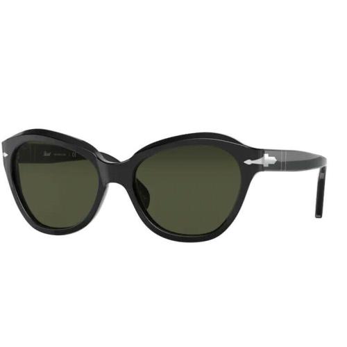 Persol 0PO0582S 95/31 Black/ Silver Butterfly Women`s Sunglasses