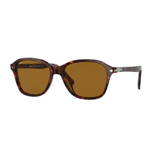 Persol 0PO 3244S Havana/brown 24/33 Square Unisex Sunglasses