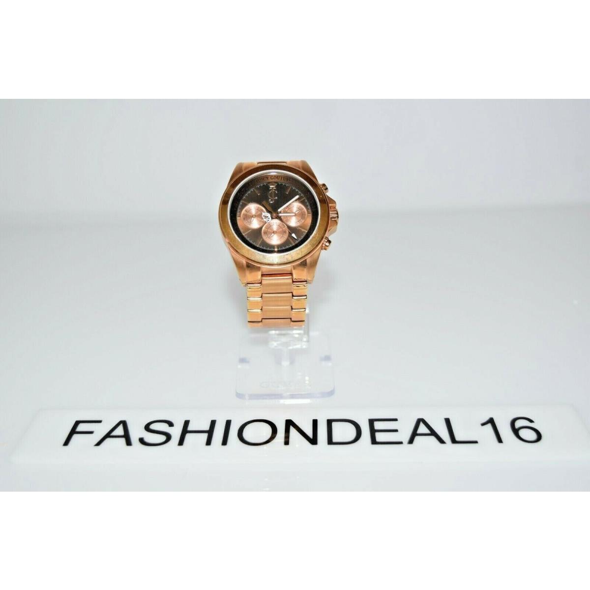 Juicy Couture Stella Rose Gold SS Brown Dial Watch