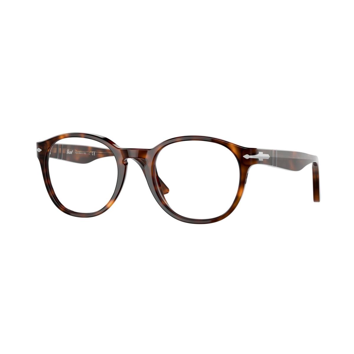 Persol PO3284V 24 Havana Demo Lens 48 mm Women`s Eyeglasses