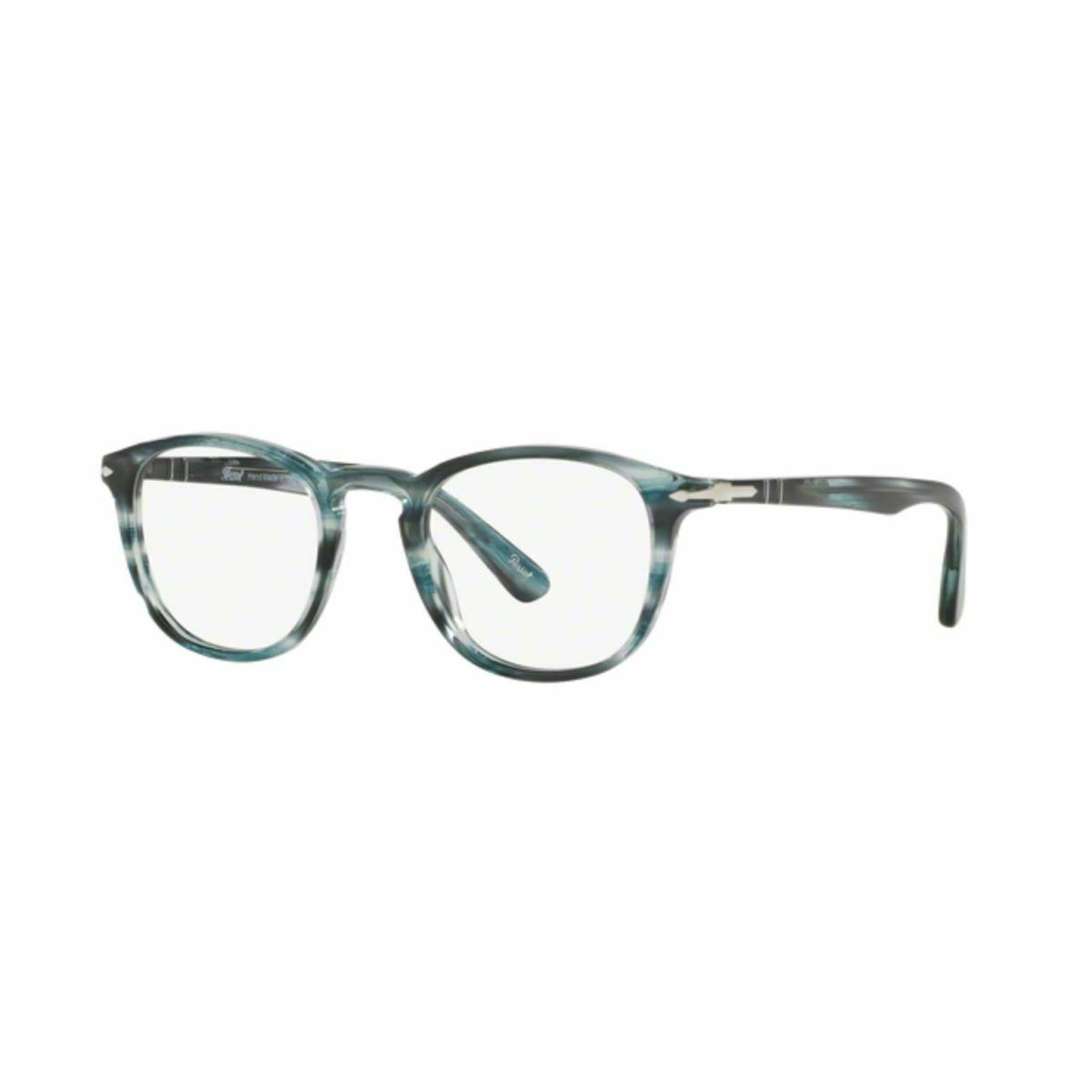 Persol 0PO 3143 V 1051 Striped Grey Eyeglasses