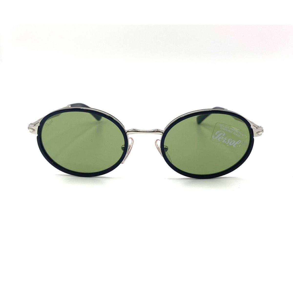 Persol PO2457S Sunglasses 518/52 Silver/green Lens 52mm