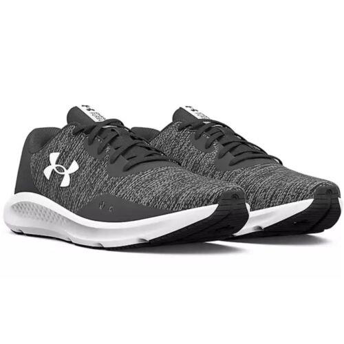 Under Armour Men s Size 9.5 UA Charged Pursuit 3 Twist Running Shoes 3025945-100