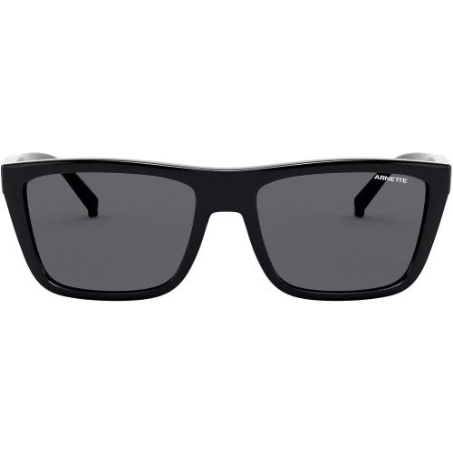 Arnette Men`s An4262 Deep Ellum Square Sunglasses Shiny Black