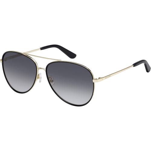 Juicy Couture Women`s Ju 599/S Pilot Sunglasses Gold Blck/Grey Shaded
