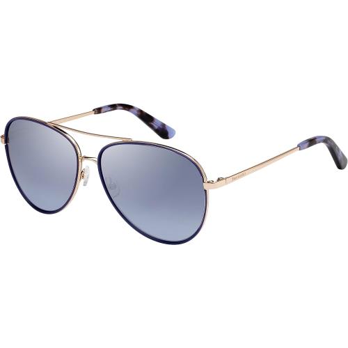 Juicy Couture Women`s Ju 599/S Pilot Sunglasses Gold Blue/Silver Shiny Azure