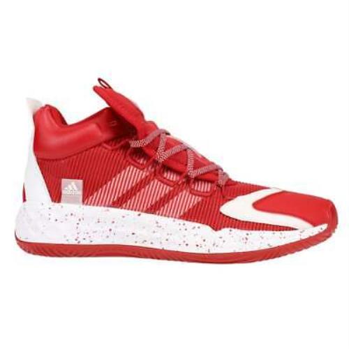 Adidas Sm Pro Boost Mid Ncaa Basketball Mens Red Sneakers Athletic Shoes FY4167 - Red