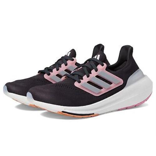 Girl`s Sneakers Athletic Shoes Adidas Kids Ultraboost 23 Big Kid - Carbon/Matte Silver/Beam Pink