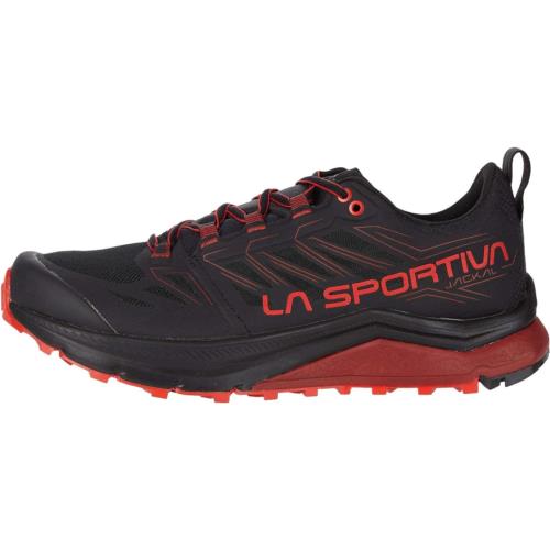 La Sportiva Mens Jackal Trail Running Shoes Black/Poppy