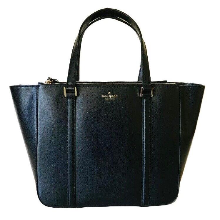 Kate Spade New York Women`s Newbury Lane Briar Leather Black Tote