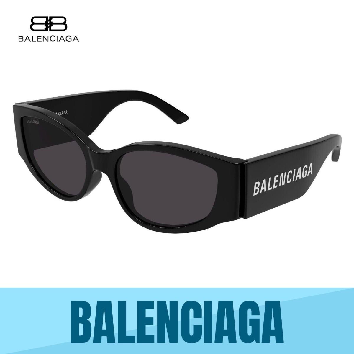 Balenciaga BB0258S 001 Black-grey Lens Women`s Sunglasses 58MM