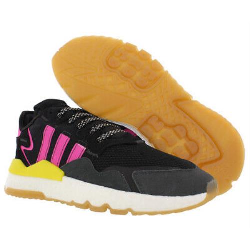 Adidas Originals Nite Jogger Mens Shoes Size 11 Color: Black/pink/yellow - Black/Pink/Yellow , Black Main