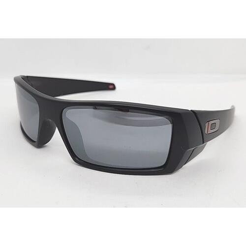 Oakley 009014-2060 Gascan Sunglasses Matte Black Frame W/red Line