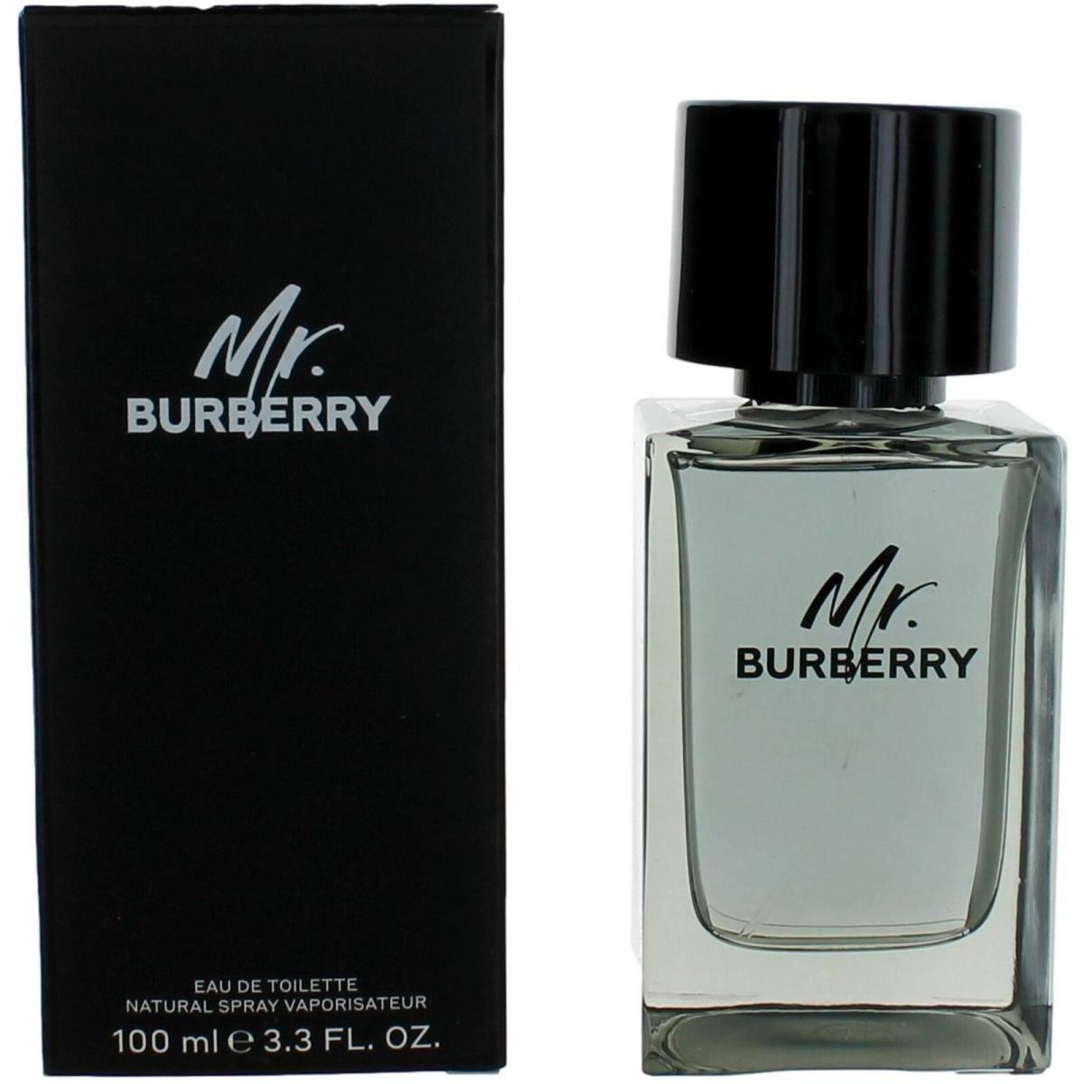 Burberry Men`s Eau De Toilette Spray Mr. Woody and Herbal Fragrance 3.3 oz