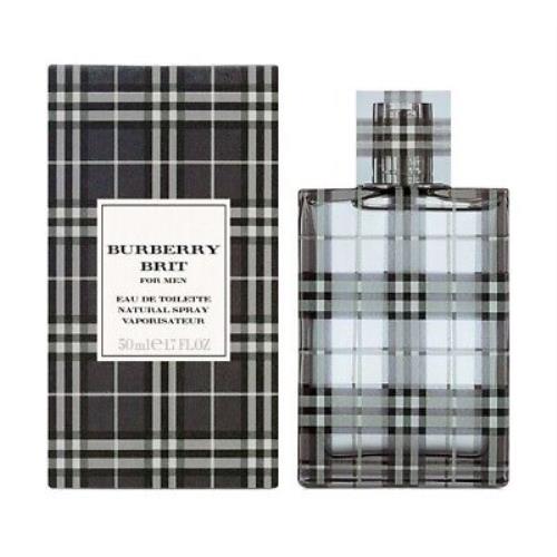 Burberry Brit For Men Cologne Eau De Toilette 1.7 oz 50 ml Edt Spray