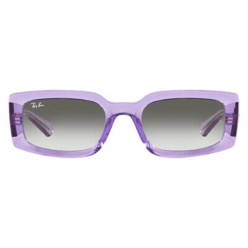 Ray-ban Kiliane RB4395 Sunglasses Transparent Violet Light Gray 54mm - Transparent Violet / Light Gray Frame, Light Gray Lens