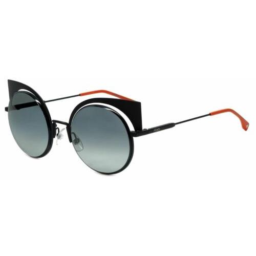 Fendi Designer Sunglasses FF0177-003 in Matte Black 53mm
