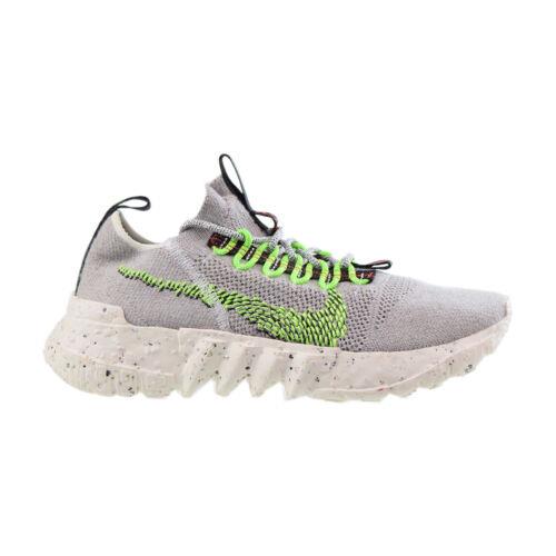 Nike Space Hippie 01 Men`s Shoes Vast Grey-black-electric Green DJ3056-004 - Vast Grey-Black-Electric Green