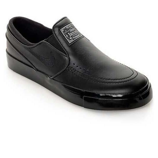 Men`s 6 Nike Zoom Janoski Slip ON Elite Cpsl Black Skate Shoes