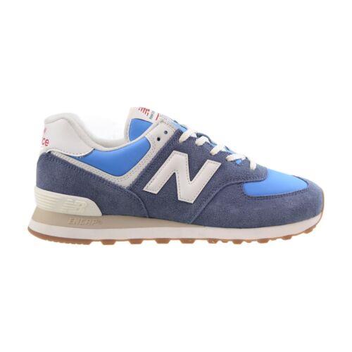 New Balance 574 Men`s Shoes Blue-white Gum U574-RA2