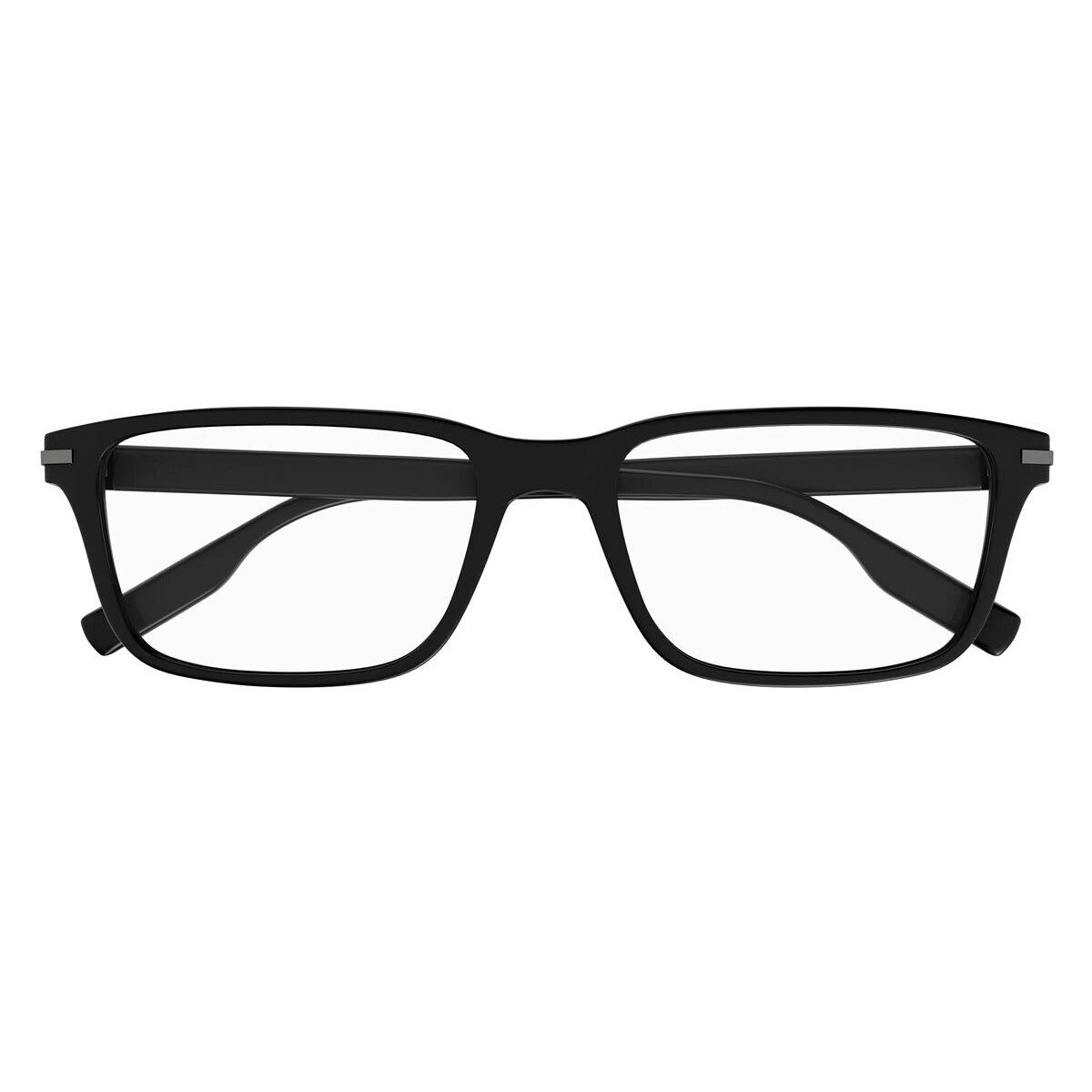 Montblanc MB0252O Eyeglasses Men Black Square 56mm