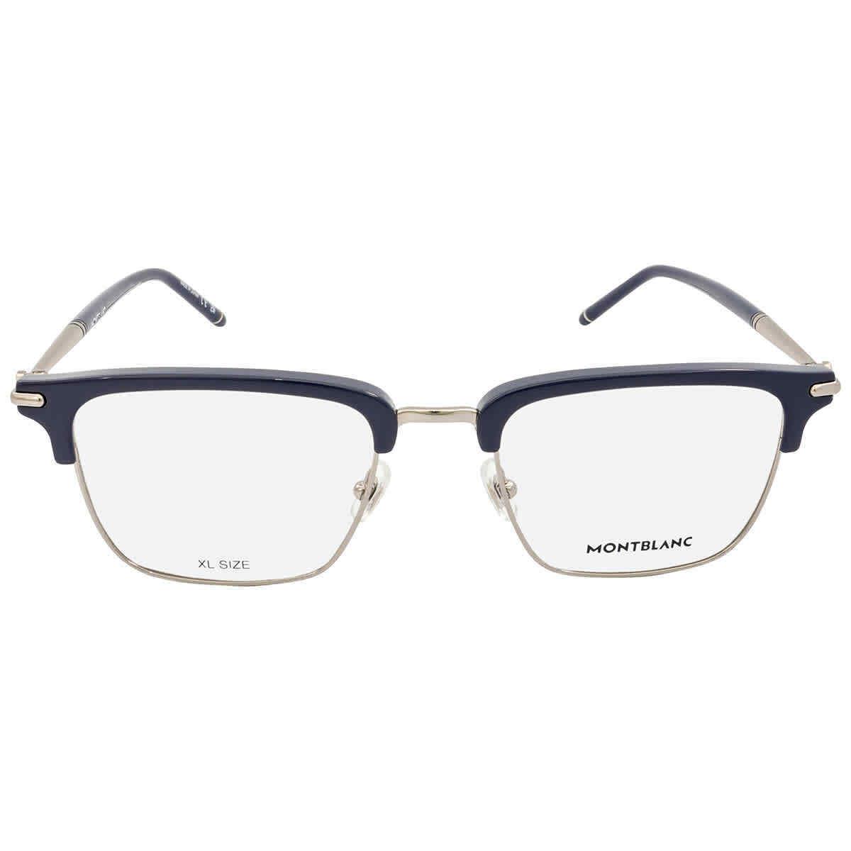 Montblanc Demo Square Men`s Eyeglasses MB0243O 005 54 MB0243O 005 54